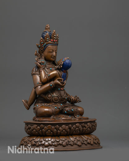 handcrafted Yab-Yum altar statue