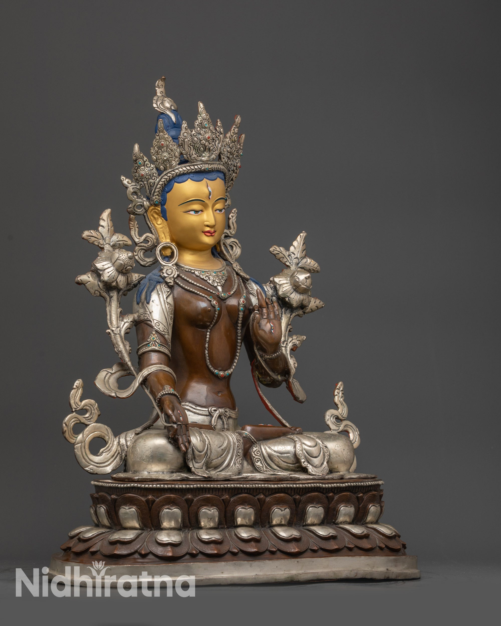 handcrafted meditation and altar figure