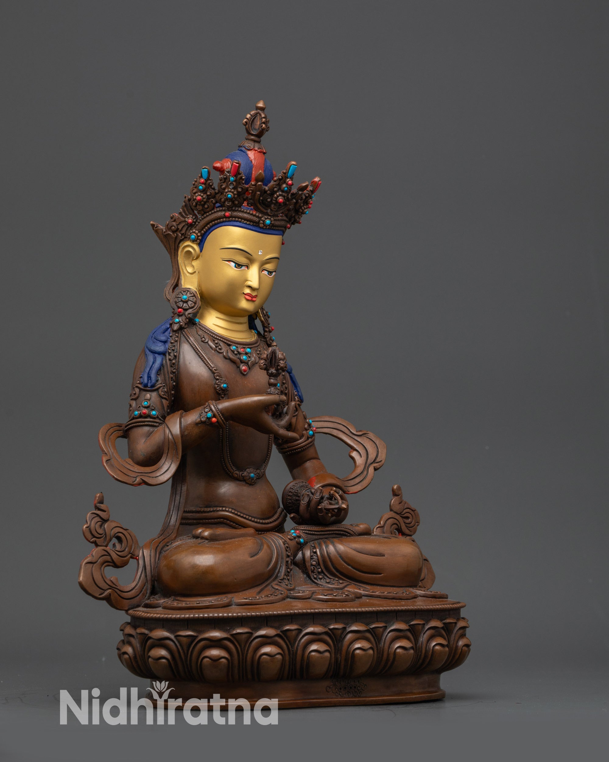 handcrafted tantric meditation altar figure