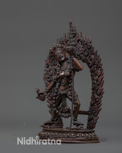handcrafted tantric ritual meditation statue