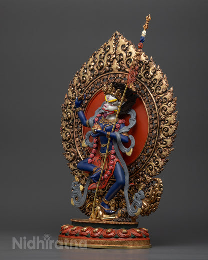 Authentic Statue of Simhamukha | Lion-Faced Dakini for Spiritual Power