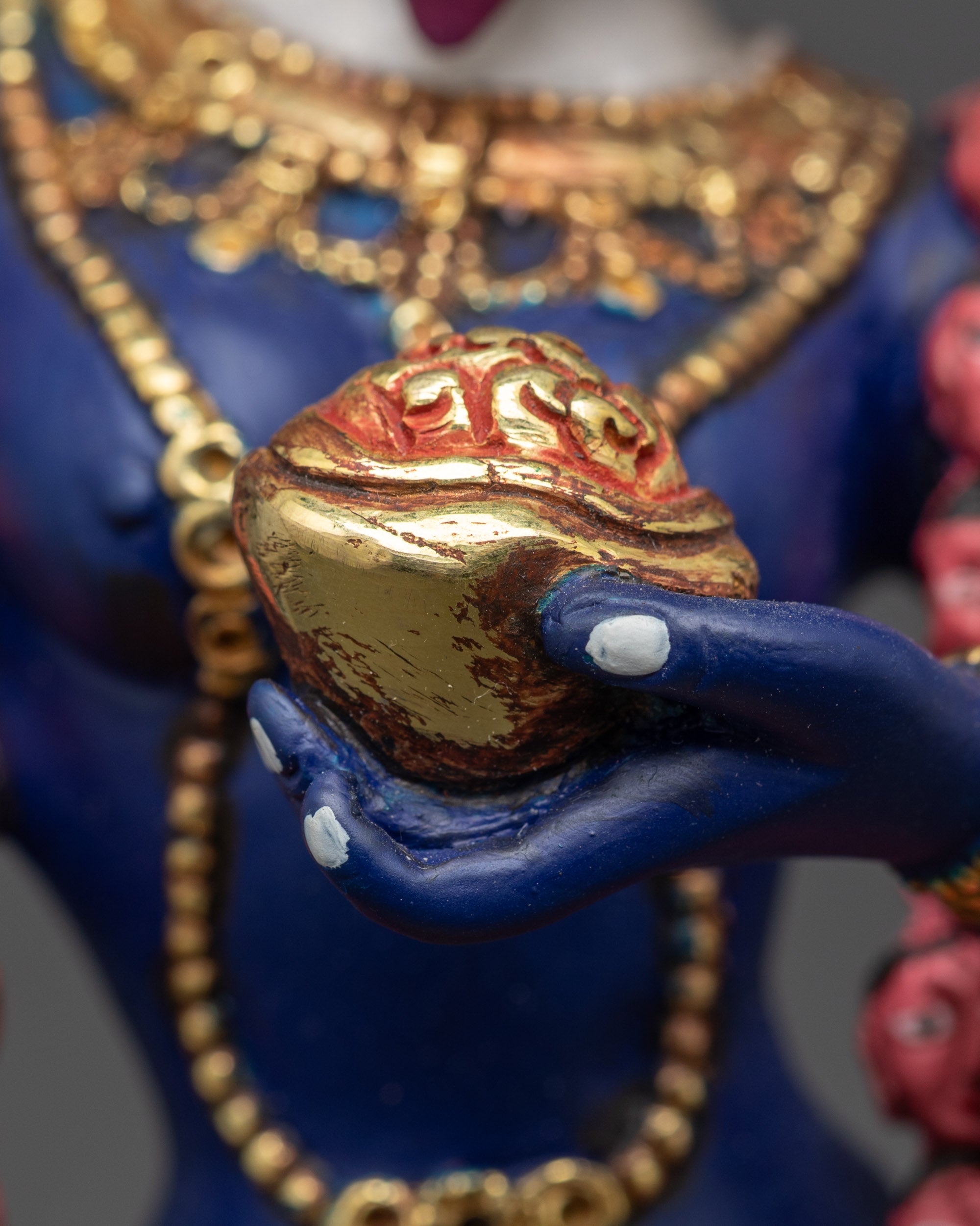 Authentic Statue of Simhamukha | Lion-Faced Dakini for Spiritual Power