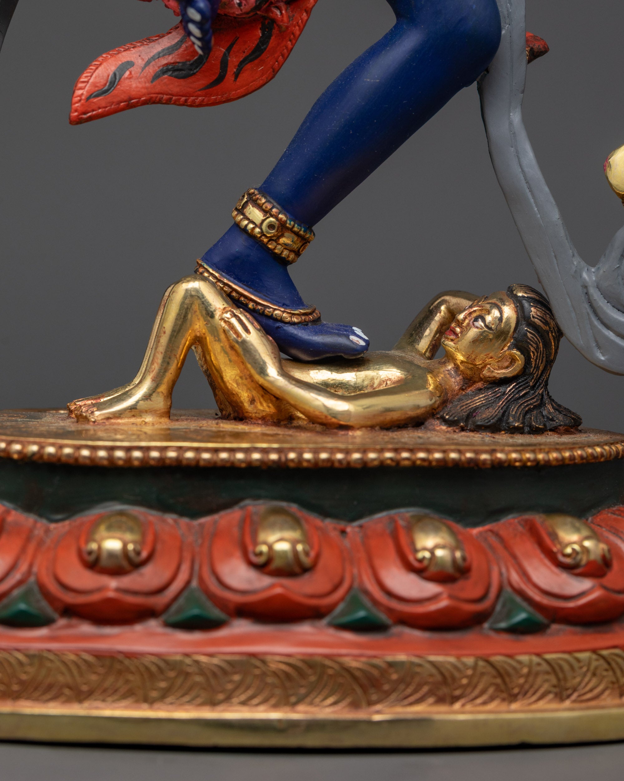 Authentic Statue of Simhamukha | Lion-Faced Dakini for Spiritual Power