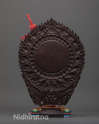 Buy Blue Simha Mukha Statue | Fierce Buddhist Protector Deity