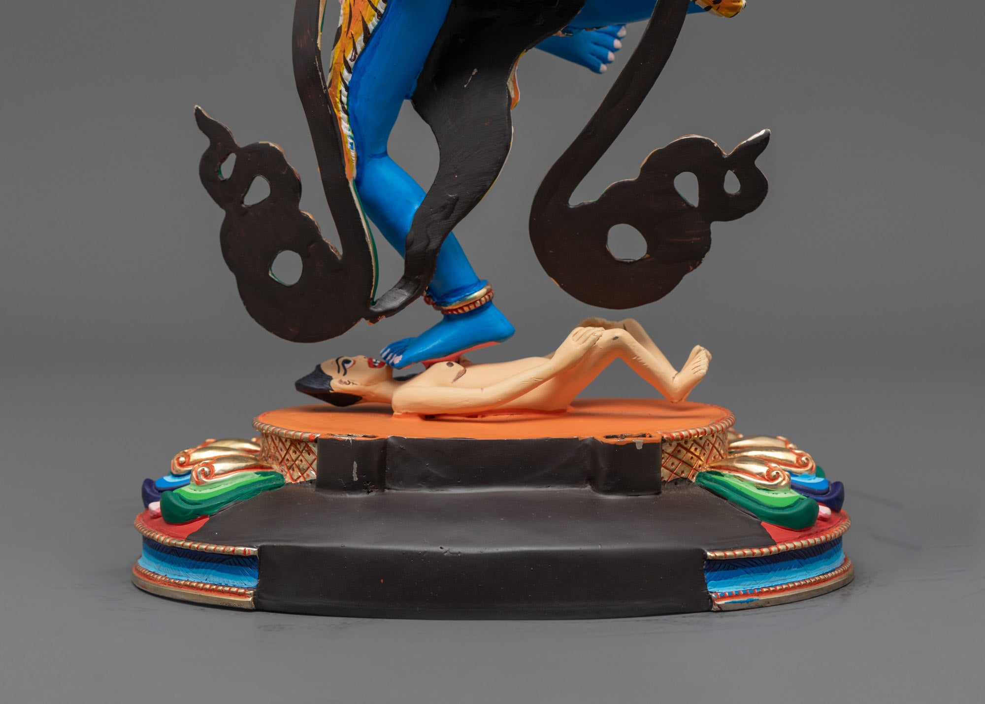 Buy Blue Simha Mukha Statue | Fierce Buddhist Protector Deity