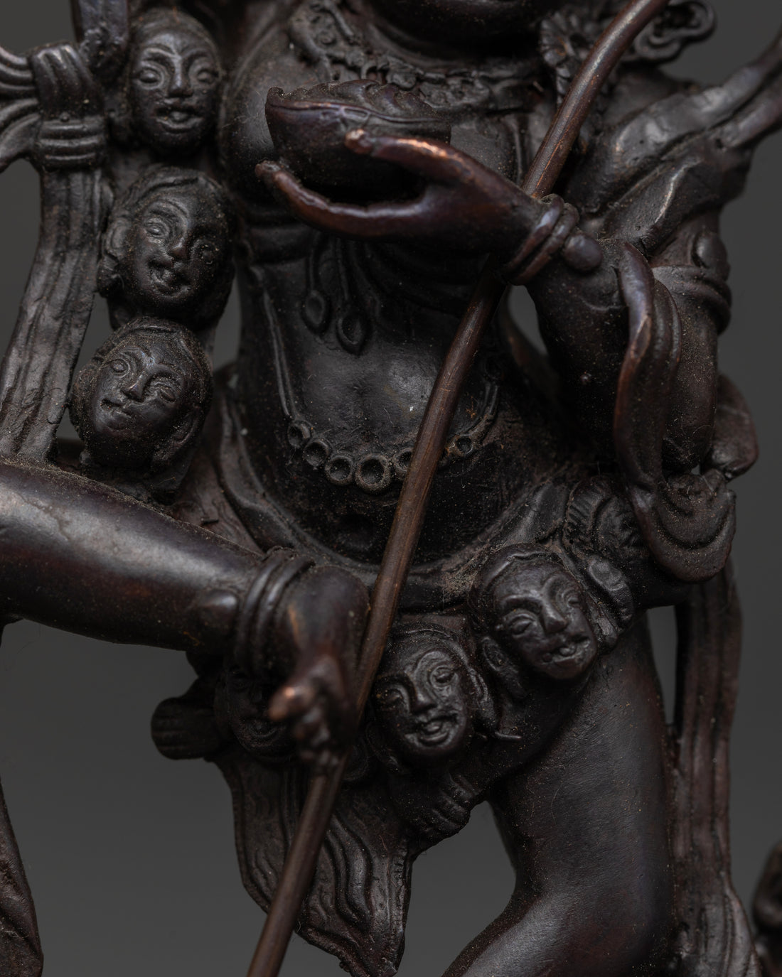 Fully Oxidized Design for Spiritual Strength: Troma Nagmo Statue