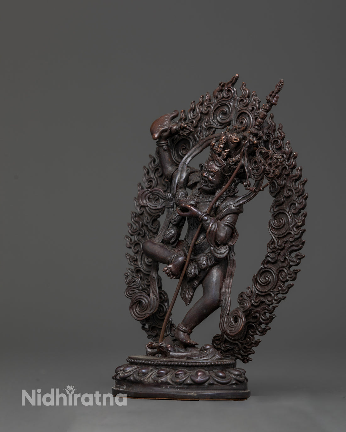 Fully Oxidized Design for Spiritual Strength: Troma Nagmo Statue