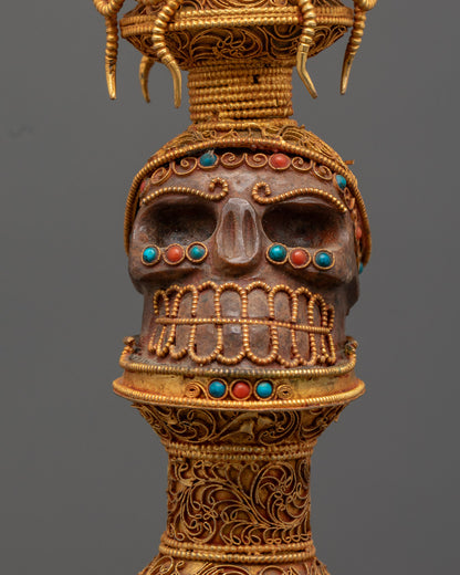 Handcrafted Copper Phurba