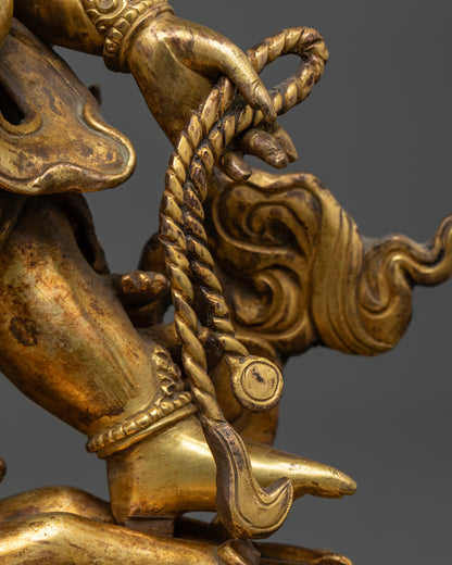6 Armed Mahakala Statue | Handcrafted Himalayan Buddhist Art