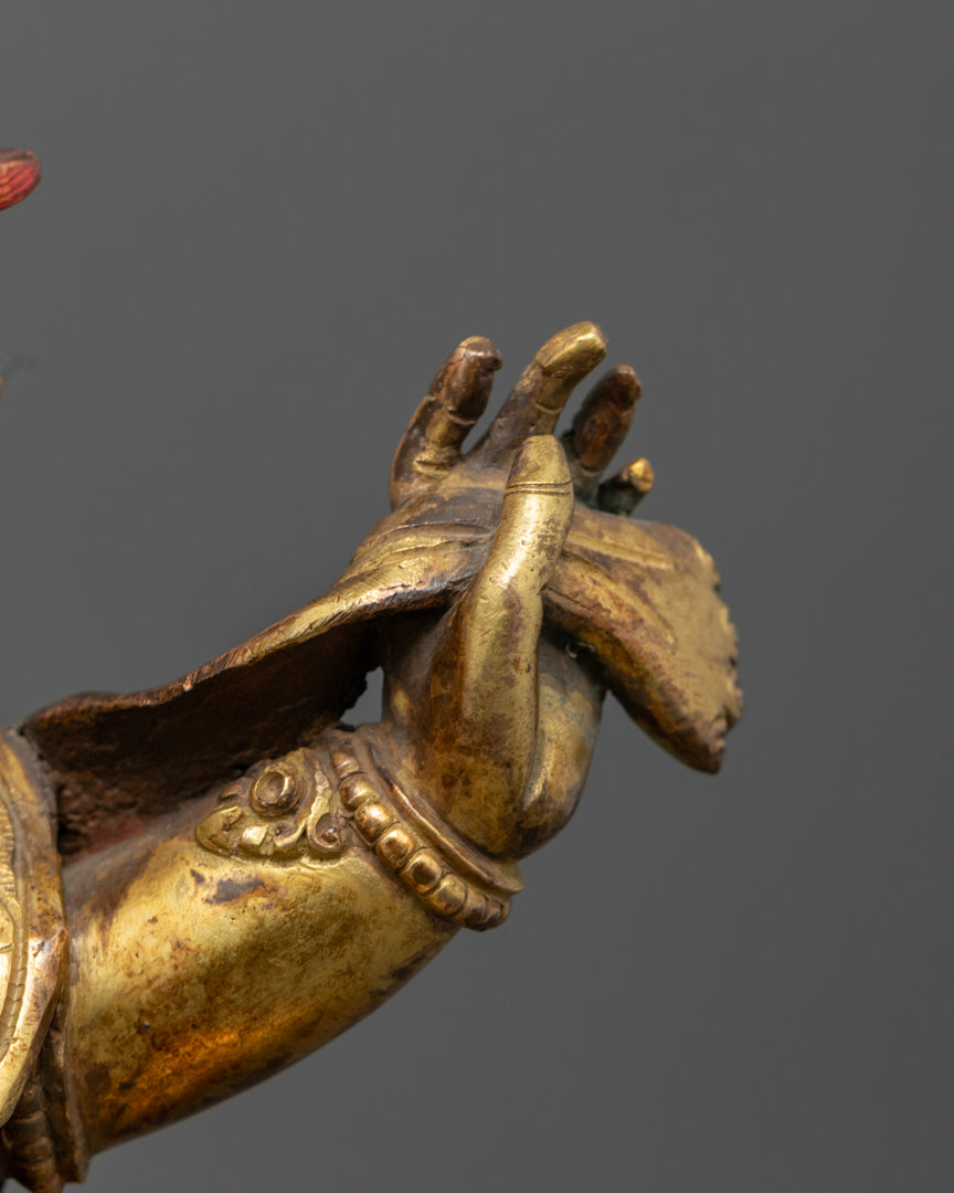 6 Armed Mahakala Statue | Handcrafted Himalayan Buddhist Art