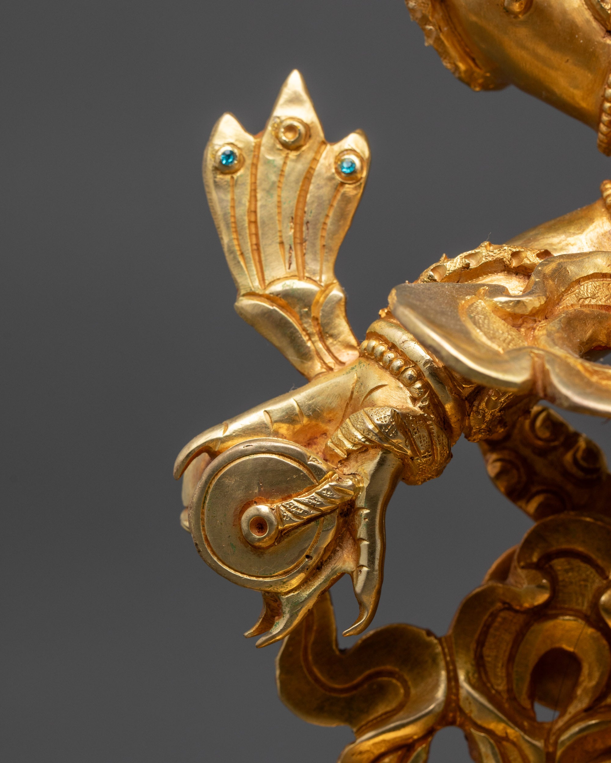 Wrathful Six-Armed Mahakala Statue | Nepalese Artisan Buddhist Artwork