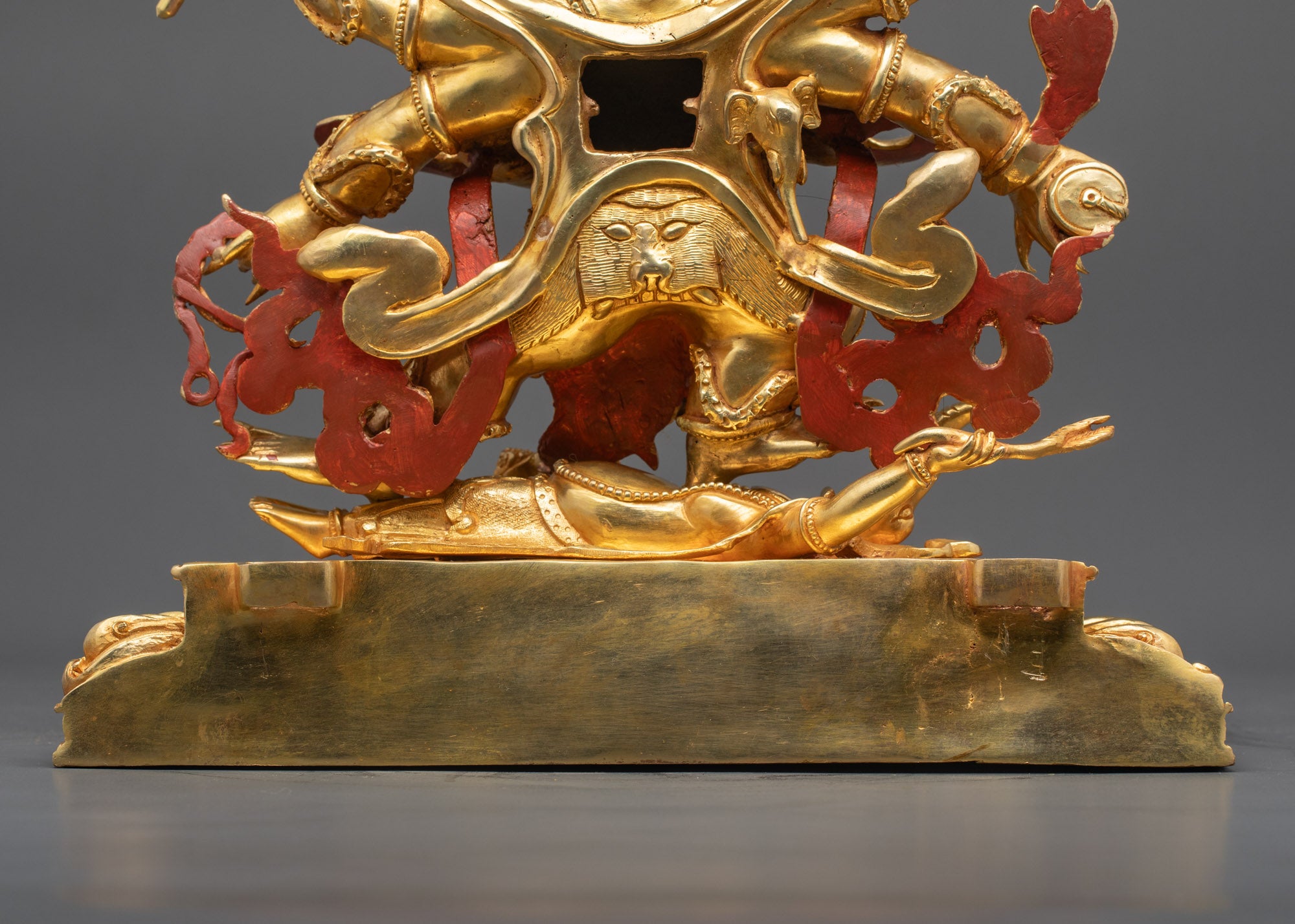 Wrathful Six-Armed Mahakala Statue | Nepalese Artisan Buddhist Artwork