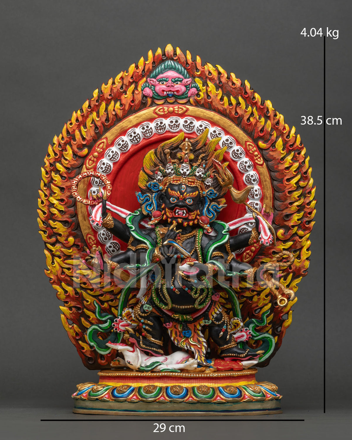 Six Arm Mahakala Statue