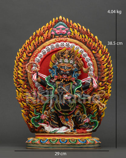 Six Arm Mahakala Statue
