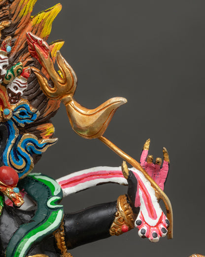 Six Arm Mahakala Statue