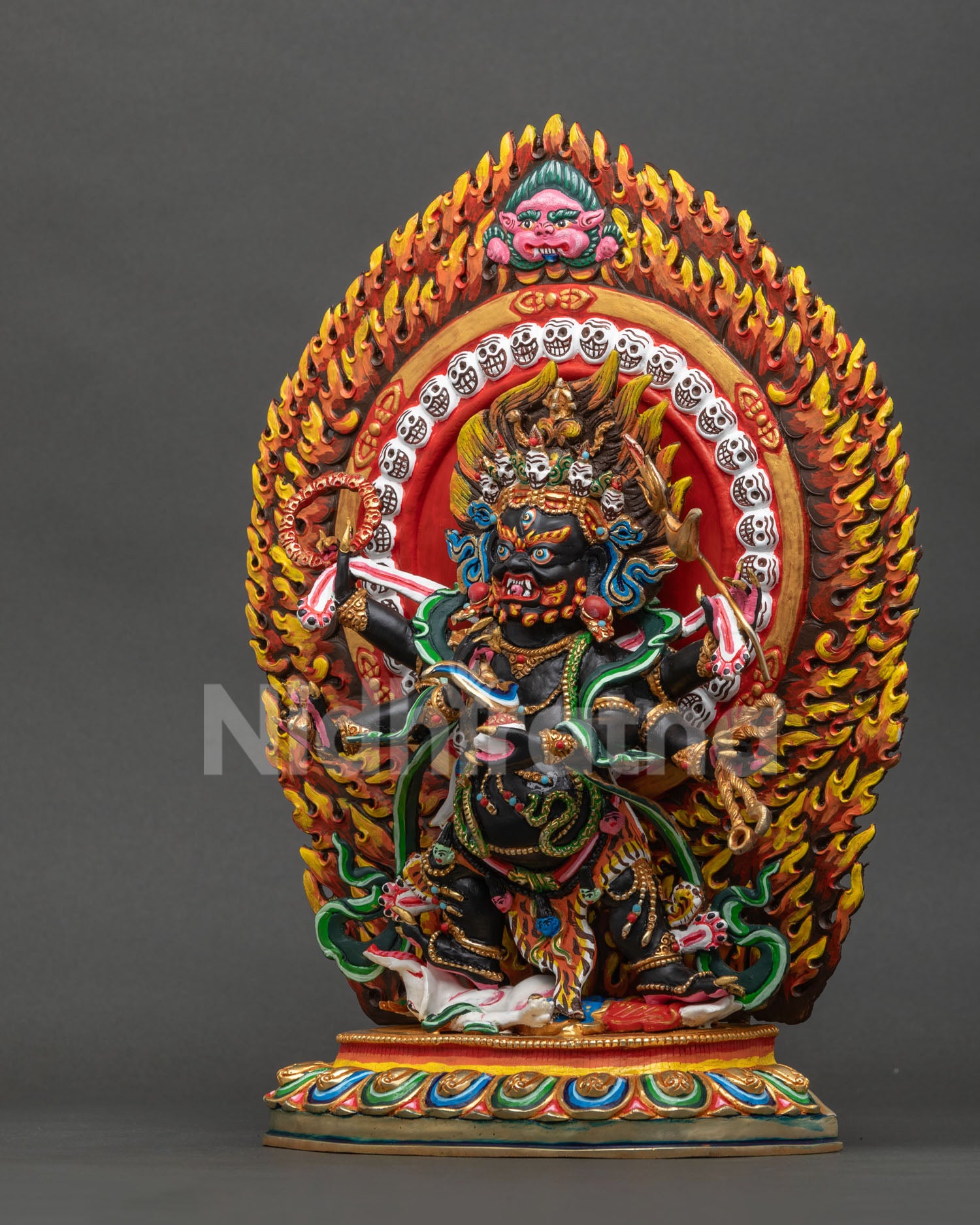 Six Arm Mahakala Statue