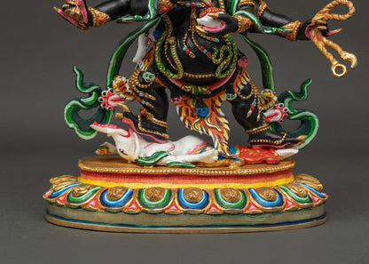 Six Arm Mahakala Statue