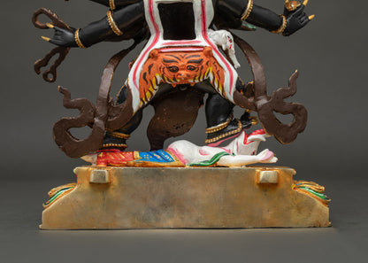 Six Arm Mahakala Statue