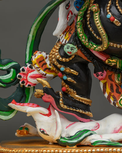 Six Arm Mahakala Statue