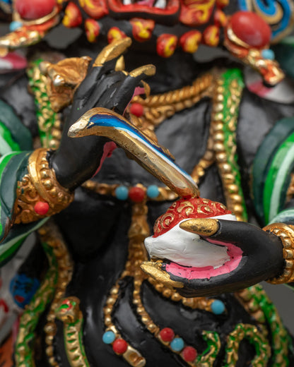 Six Arm Mahakala Statue