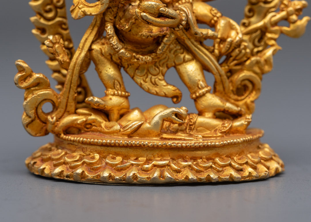 Machine Made Six-Armed Mahakala Statue | Wrathful Deity
