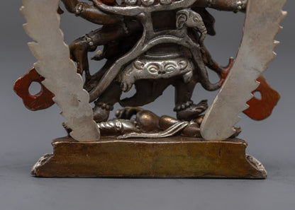 Machine Made Six-Armed Mahakala Sculpture | Buddhist Ditey