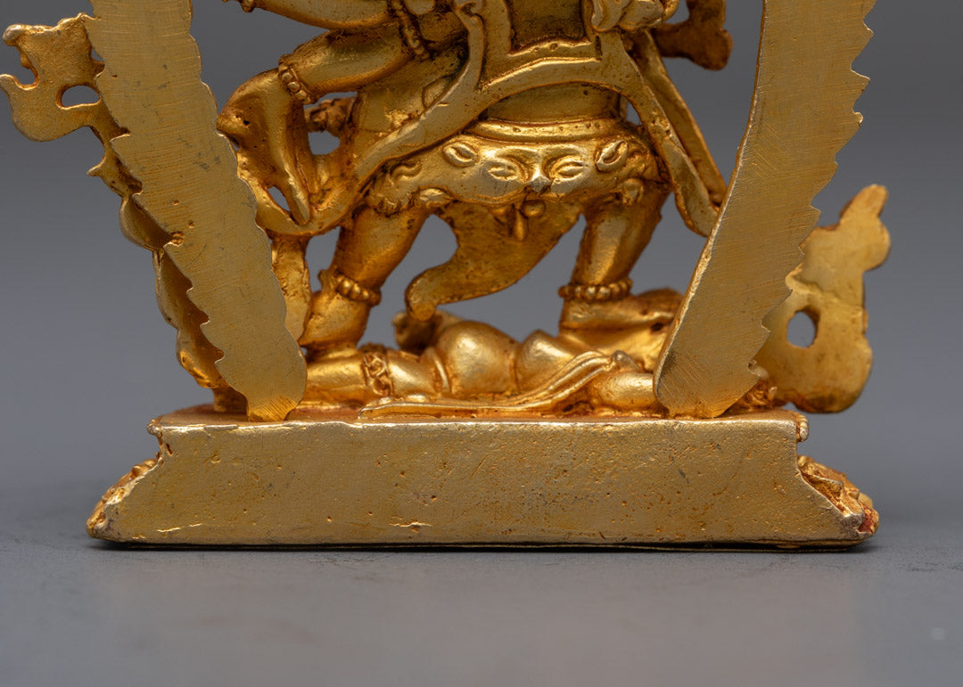 Machine Made Six-Armed Mahakala Statue | Wrathful Deity