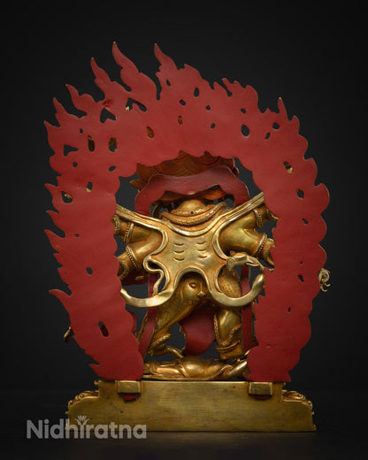 Masterpiece 6 Armed Mahakala Handcrafted Statue