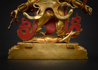 Masterpiece 6 Armed Mahakala Handcrafted Statue