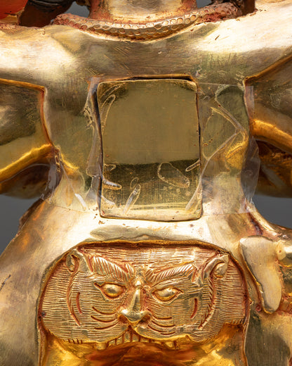 Handmade Six-Armed Mahakala Statue