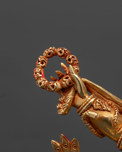 Six-Armed Mahakala Statue | Tibetan Protector Deity