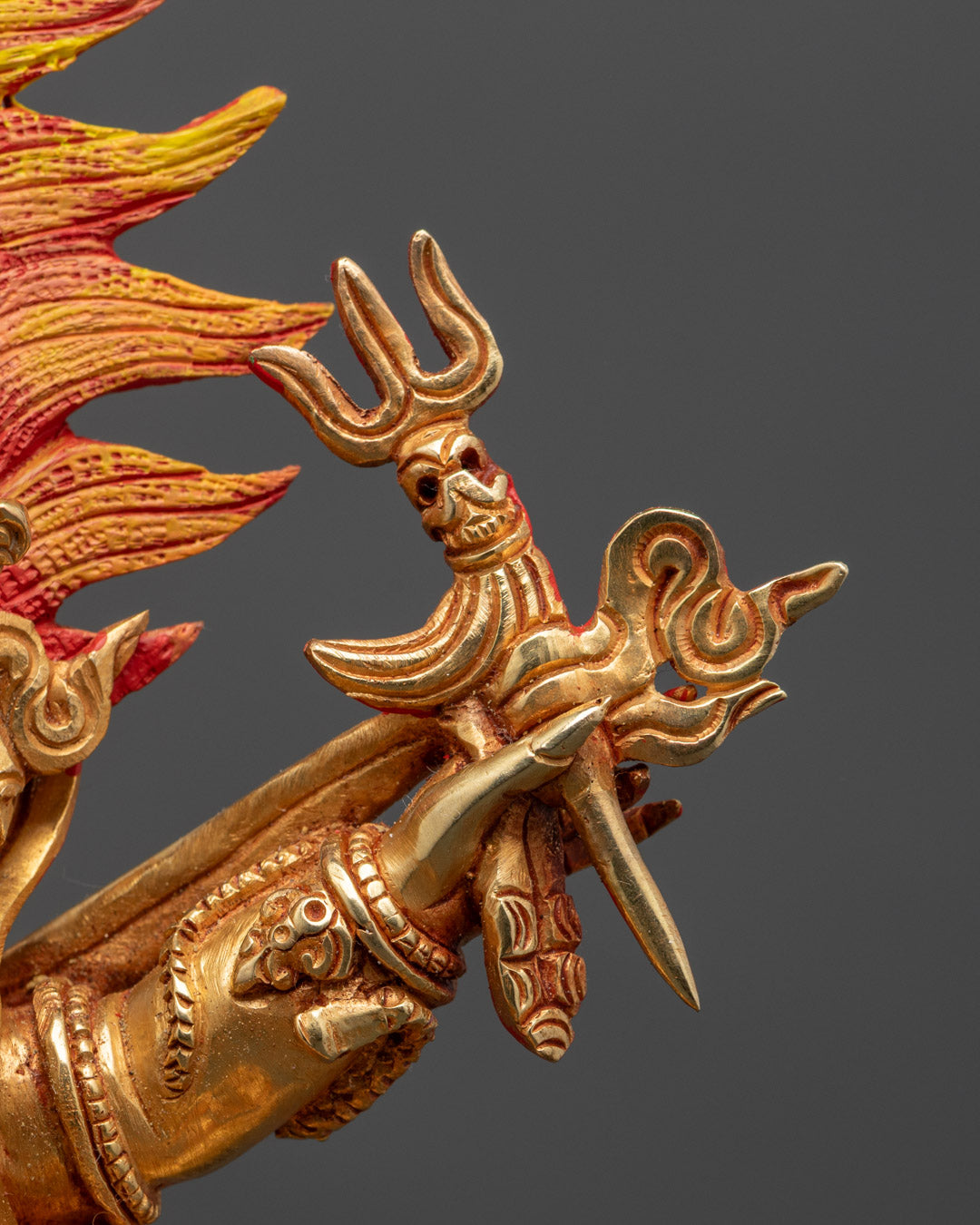 Six-Armed Mahakala Statue | Tibetan Protector Deity
