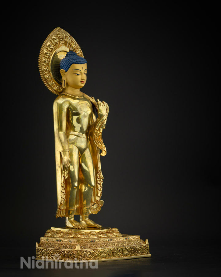 Standing Siddhartha Gautama Buddha statue | Himalayan Sacred Art