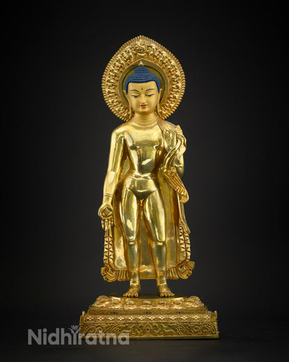 Standing Siddhartha Gautama Buddha statue | Himalayan Sacred Art