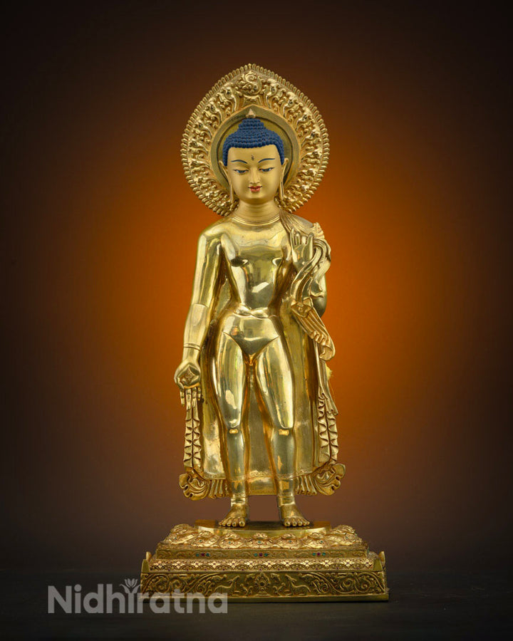 Standing Siddhartha Gautama Buddha statue | Himalayan Sacred Art