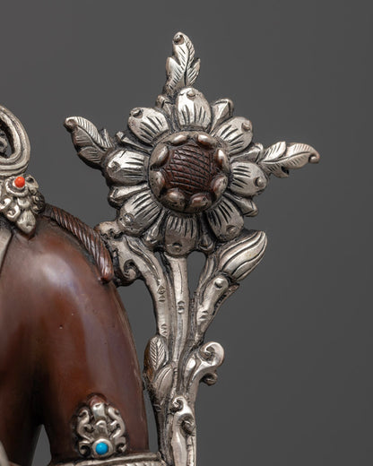 Standing Green Tara Statue: Tibetan Artwork