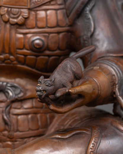 Four Direction King Statue | Hand-Carved Himalayan Guardian Sculpture