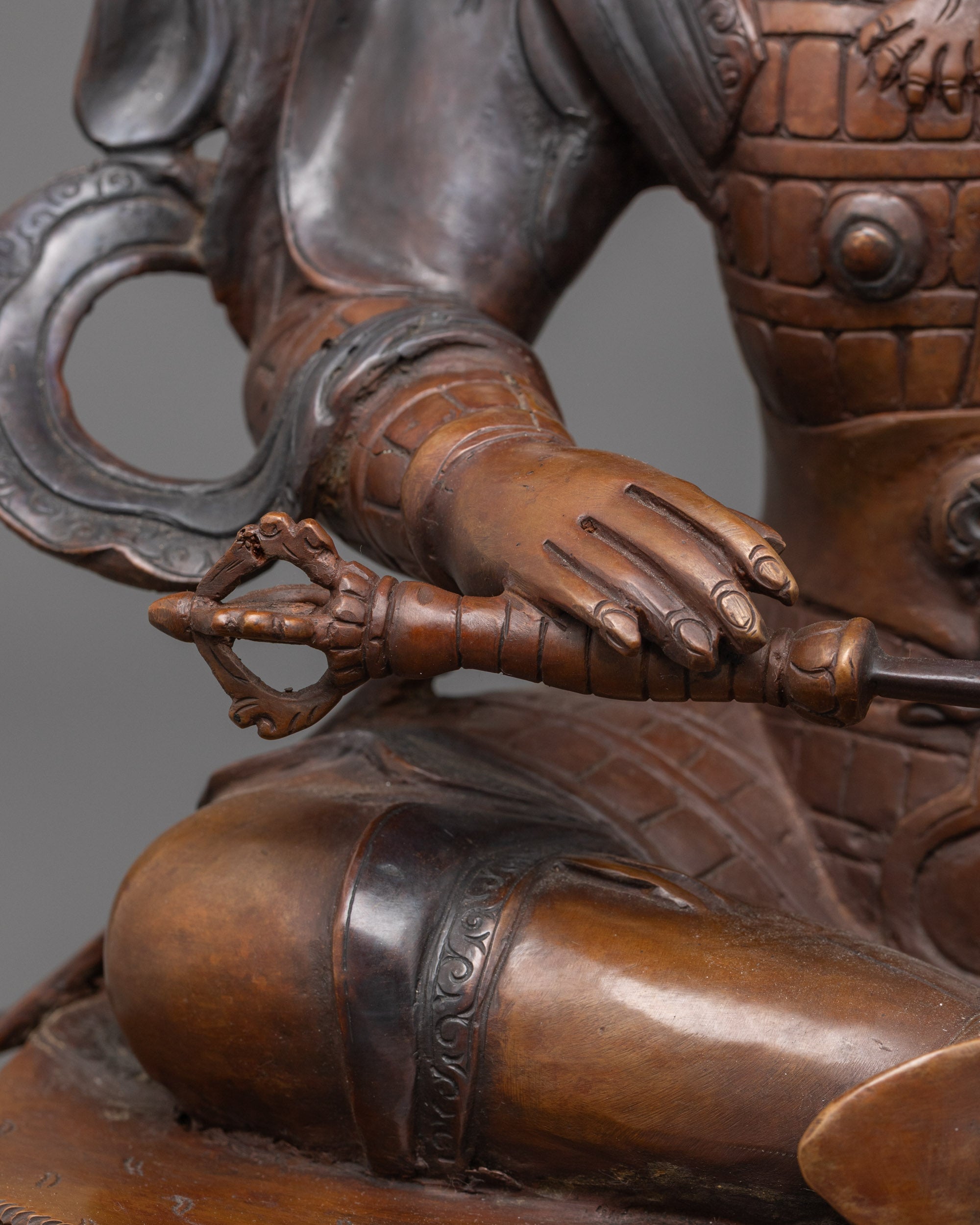 Four Direction King Statue | Hand-Carved Himalayan Guardian Sculpture