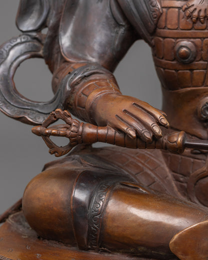 Four Direction King Statue | Hand-Carved Himalayan Guardian Sculpture