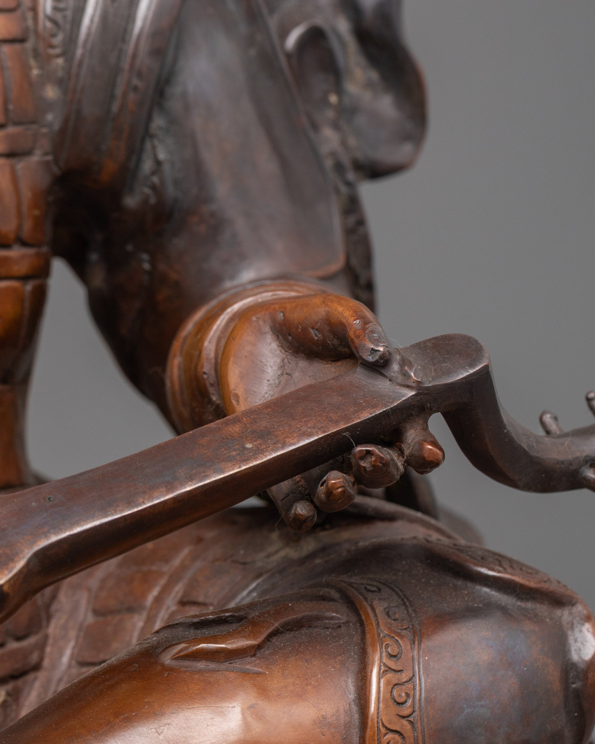 Four Direction King Statue | Hand-Carved Himalayan Guardian Sculpture