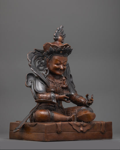Four Direction King Statue | Hand-Carved Himalayan Guardian Sculpture