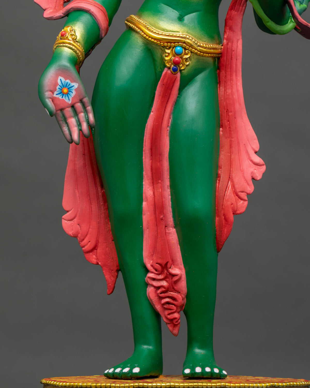 Standing Green Tara Statue