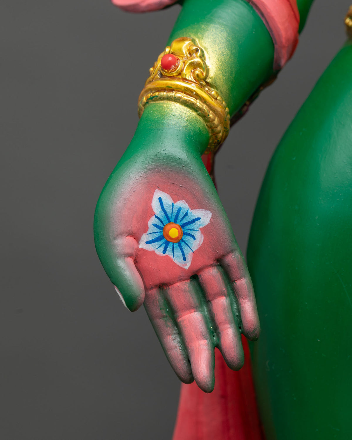 Standing Green Tara Statue