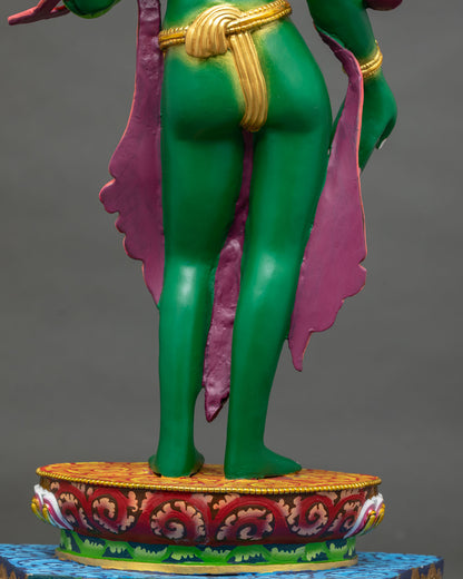 Standing Green Tara Statue