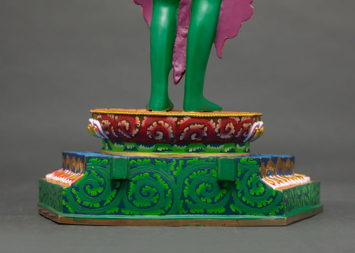 Standing Green Tara Statue