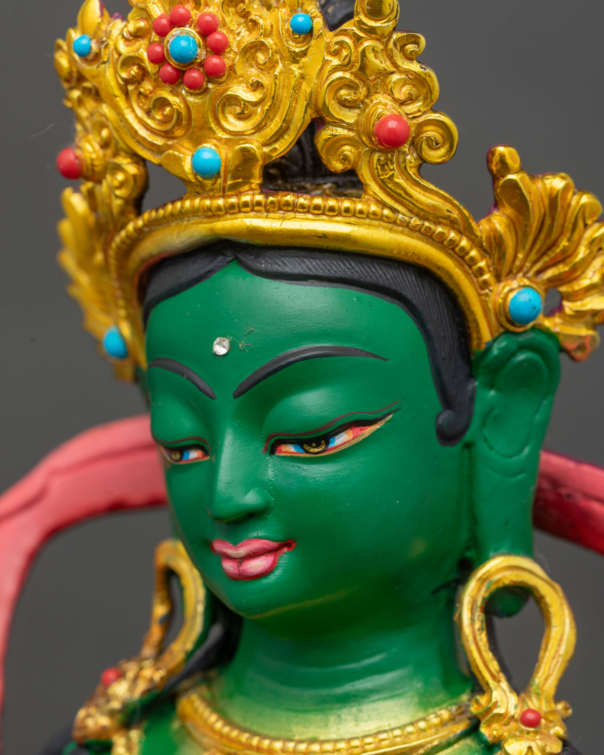 Standing Green Tara Statue