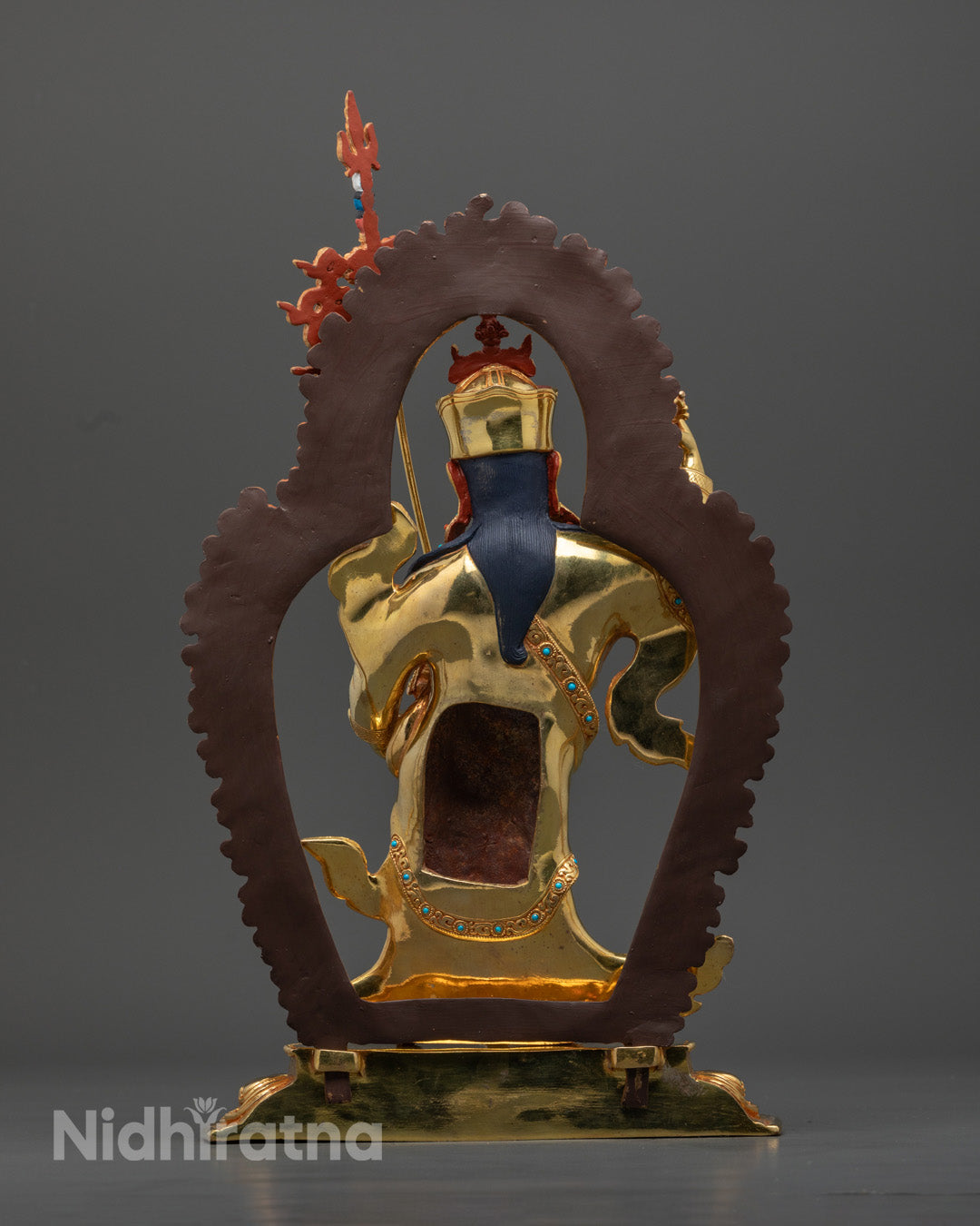 Standing Guru Rinpoche Statue | Handmade Nepalese Buddhist Art