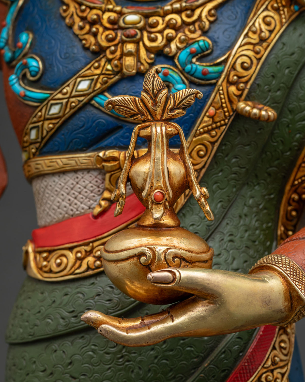 Standing Guru Rinpoche Statue | 28 Inch Tall Buddhist Sculpture