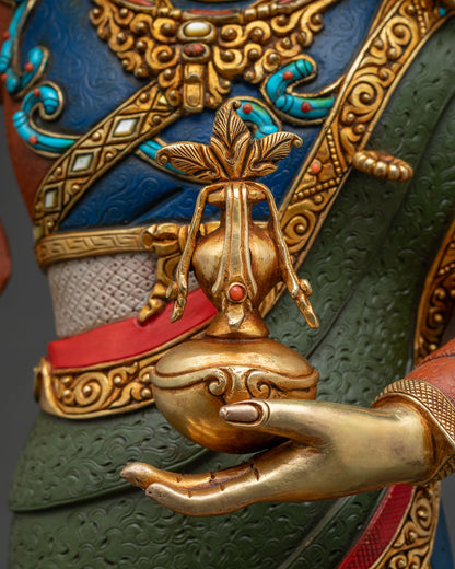 Standing Guru Rinpoche Statue | 28 Inch Tall Buddhist Sculpture