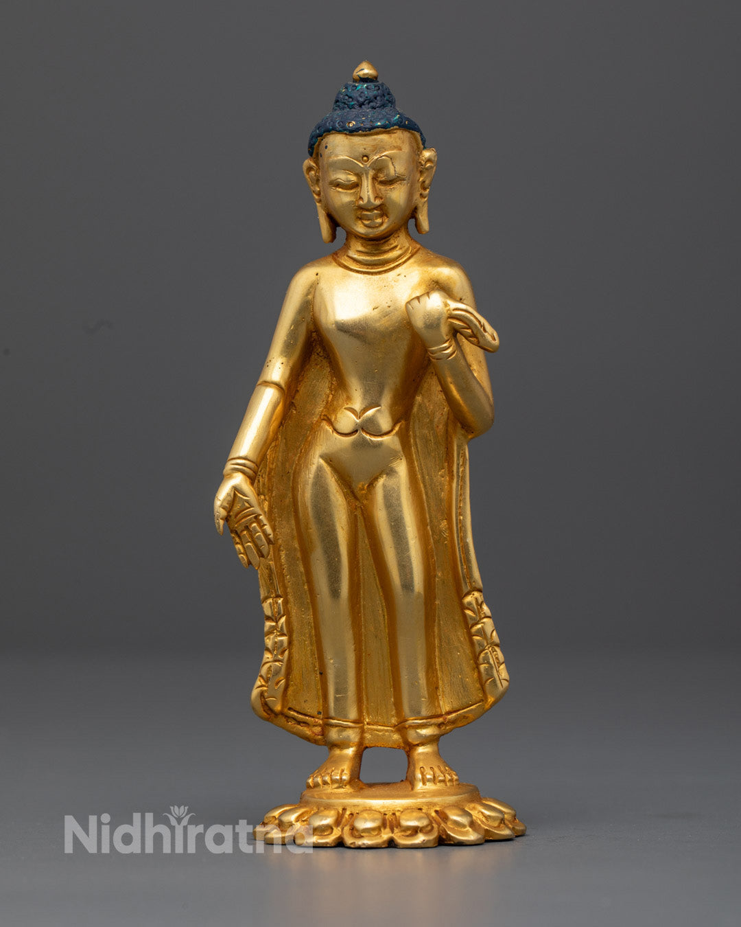  Standing Shakyamuni Buddha Statue | Traditional Nepalese Art